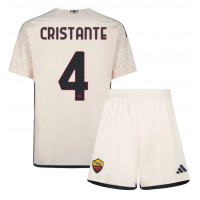 AS Roma Bryan Cristante #4 Replica Away Minikit 2023-24 Short Sleeve (+ pants)